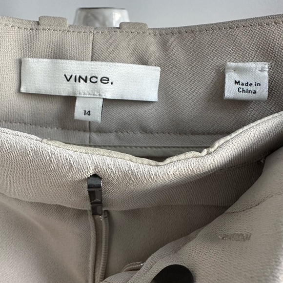 Vince Women Light Beige Trousers - Picture 6 of 7